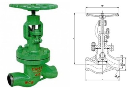 真空焊接截止閥 型號(hào)：NKJ61H